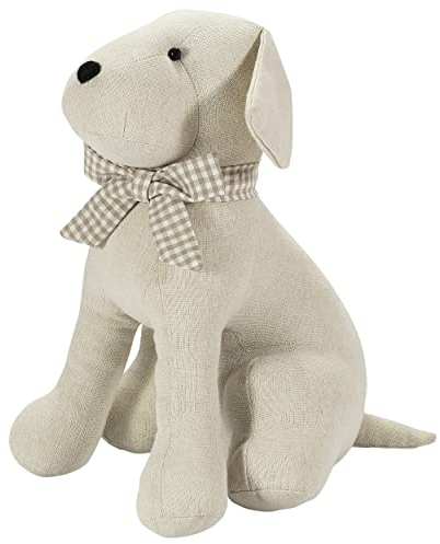 SPOTTED DOG GIFT COMPANY Door Stop, Dog Door Stopper, Labrador Design Fabric Heavy Weighted 1.5kg Decorative Animal Themed Home Decor Gift for Dog Lovers and Owners