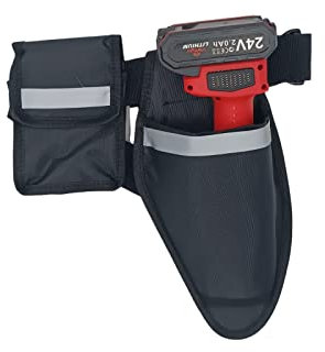 viemylu Funda para tijeras de poda eléctrica Bolsa ajustable de cinturón para tijeras de podar inalámbricas baterías Funda de nailon para tijeras eléctricas