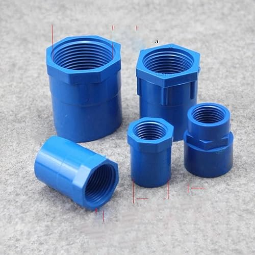 PVC 1 to 1/2 Thread Straight Connector Pipe Adapter Hose Converter Garden Irrigation Water Tank Fittings 1 Pcs-1Pcs,1 Pcs,ID25mm X 3-4 inch