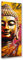Feeby Bilder Zen Orient Buddha 40x120 cm 1 tlg Modern Leinwandbilder Bild auf Leinwand Kunstdruck Wand Bild Wanddeko Design Schlafzimmer Büro Flur Hotel Spa Wohnzimmer Buddhismus Yoga Gelb