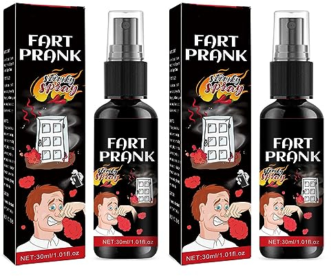 Wooauto 30 Ml Fart Flüssiger,Fart Spray Extrem Schrecklicher Geruch Spray Langanhaltender Geruch Super Stinky Liquid Fart Flüssiger Pupsspray Stinkbombe Scherzartikel Furzspray Stinkbomben,2 Stk