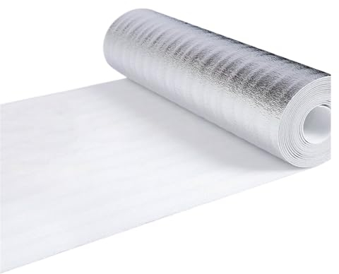 Heizkörper-reflektierende Folie, 5/10 m, Heizkörper-Reflexfolie, Wandwärmedämmung, reflektierende Folie, Aluminiumfolie, Wärmedämmfolie, Heimdekoration (Farbe: 30 cm x 5 m)