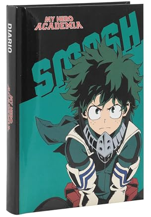 My Hero Academia - Schülerkalender 2024-2025, offizielles My Hero Academia, Tagebuch 12 Monate, ideal für die Grund- oder Mittelschule, gepolsterter Einband und 320 farbig bedruckte Innenseiten, 13 x