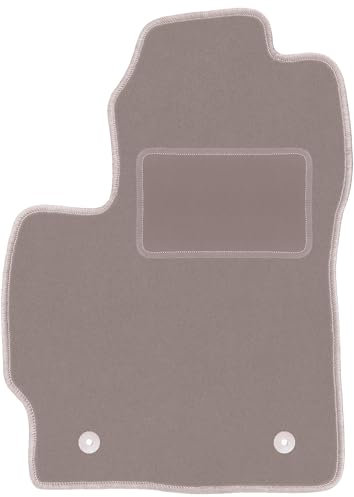 Wielganizator Automatte – Passend für Toyota Auris I Schrägheck 2007-2012 – Velours – Autozubehör - Auto Fußmatten – Fußmatte Auto – 1-teilig - beige