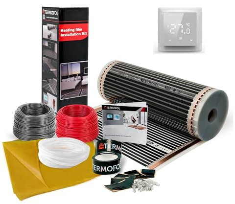 Kit complet de chauffage au sol infrarouge avec film chauffant 220W/m²