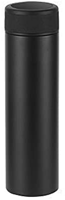 LAMDNL Botella de agua portátil de 500 ml con aislamiento de agua inteligente 316 con temperatura LED en tiempo real para adultos para frío y caliente, sin popote para café