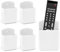 KARBAG 4 Pcs Remote Control Holders, Wall Mount TV Controller Holder Self Adhesive Controller Holder TV Air Conditioner Remote Control Holder Wall Pen Holder Stroage for Home Office School