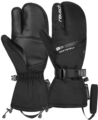 Reusch Demi R-TEX® XT Lobster warme, wasserdichte, Winddichte und atmungsaktive 3-Fingerhandschuhe Winterhandschuhe Schneehandschuhe Skihandschuhe für Damen