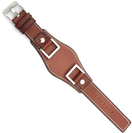 kongsou Cinturino Dell'orologio Per FOSSIL Watch Bands Accessori Di Ricambio Per Cinturino Dell'orologio(Brown)