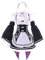 Kawaii-Story MN-192 Maid Zimmermädchen Zofe Kleid 7-Teile Set Damen Kostüm Cosplay Re Zero Rem Ram (XXXL)