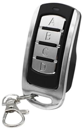 Mando Garaje 433Mhz, Mando a Distancia Puerta Garaje con 4 Botones, Mando a Distancia para Puerta de Garaje para vehículos eléctricos Puertas Duplicador Gate Garage Control Remoto Inalámbric