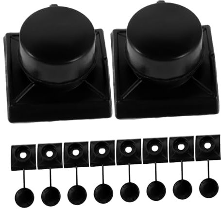 Generic 200pcs Tile Screw Caps with Drill Tail Screws Outdoor Flashing Caps for Tile Installation Weatherproof Roof Protection Accessories