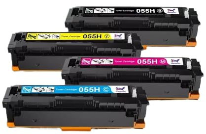 SEFNPOME 4PK CRG 055H W Chip Toner Patron