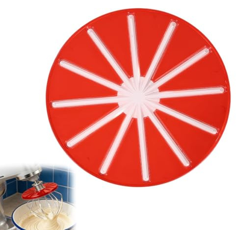 Whisk Cleaner, Stand Whisk Wiper, Kitchen Aid Accessories for 4.5qt and 5qt Tilt-Head Mixers, Cleaning Solution Accessories for Home Bakers and Professional Chefs (Red)