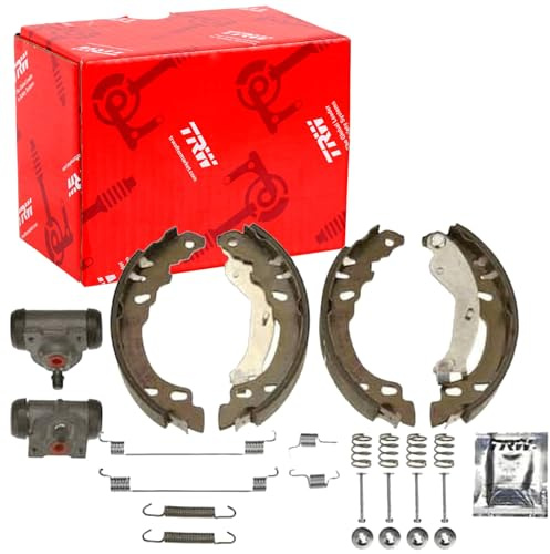 TRW BK1767 Brake Shoes Kit And Fit | BK1767 Compatible with 500 (312_),500 C (312_),500L (351_, 352_),KA (RU8),Panda / Panda Classic (169_),Panda Box/Diagonal