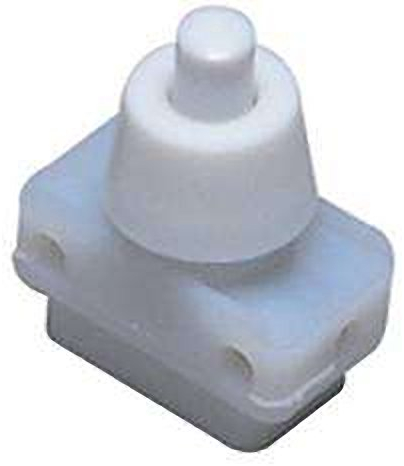VS-ELECTRONIC - 300053 Einbau-Druckschalter, 230VAC/2A, Weiß 57110