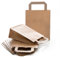 Logbuch-Verlag 100 Kraftpapier Beutel 18 x 8 x 22 cm braun kleine Papiertüten zum Befüllen braune Geschenktüten