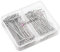 Dreamlover T Perücke Nadeln, Stricken T Nadeln Rostfrei, Perückenkopf Nadeln, T Pins for Wigs, 100 Stück(38mm&51mm)
