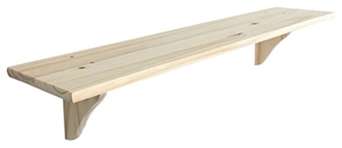 100% FSC wood Lovon Pine Shelf 90cm Store tools & equipment on this solid shelf.