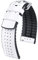 HIRSCH Herren Performance Uhrenarmband Modell Tiger 22 mm Weiß