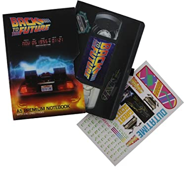 Retour Vers Le Futur - Carnet de notes A5 Premium (Great Scott) VHS