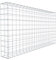 GABIONA Steinkorb-Gabione eckig, Maschenweite 10 x 10 cm, Tiefe 20 cm, Gabione 200 x 100 x 20 cm (L x H x T), C-Ring
