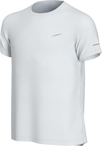 Nike Dri-Fit Miler Trainingsoberteil Für Ältere Kinder (Jungen), White, DD3055-100, M