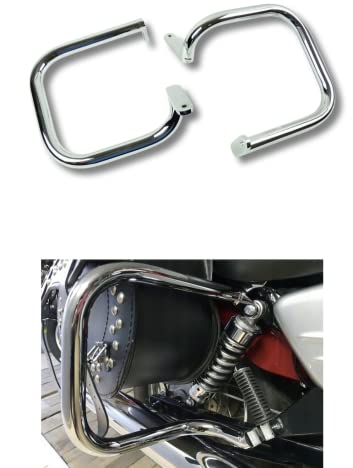 BM UK | VT125 | Heavy Duty Heck-Satteltasche, Sturzbügel, Sicherheitsschutz - VT 125 Shadow