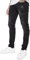 B Couture London Men's Distressed & Ripped Black Jeans Regular Fit Stretch Casual Smart Denim Pant 36 Waist 32 Leg