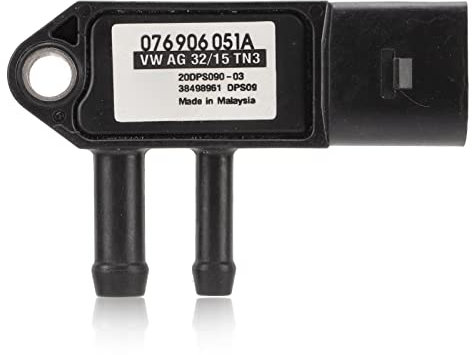 DPF-Drucksensor, DPF-Differenzdrucksensor 3-poliger Stecker 076906051A Ersatz für A3 S4 S6 Partikelfilter