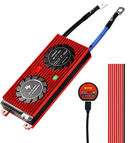 LiFePO4 BMS 8S Bluetooth 24V 100A Lithium Eisen Phosphat Batterie Management System Schutz Board mit Balance Leads Drähte für LiFePO4 3.2V Zellen Batterie Pack