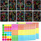 Delsen 10 Stück Kinder Klebepunkt Bastelset,Punkt Aufkleber Kunst Papier Set Bilder mit Klebepunkten Dotty Sticker für Kinder Kreative Basteln Aufklebe(Stil zufällig)
