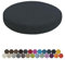 Lsjoaw Rund Sitzkissen Stuhlkissen 35 X 35 X 8CM(1 Pieces) Leinen Sitzpolster Abnehmbares Memory Schaum Runde Sitzauflage für Stuhl Bank Hocker Haus Küche Esszimmer Garten Büro,Grau Blau