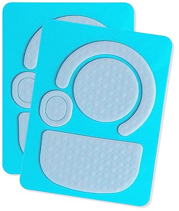 JOMKIZ Ersatz-Maus-Skates-Füße für Logitech G PRO X Superlight Mouse Glide/Skates Feet Ersatz PTFE Weiß Professionelle Maus-Gleitpads Kit (2 Stück)
