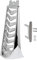 Riloer 1 cache-radiateur inférieur avant de moto compatible avec Ha-rley Softail Street Bob Breakout Fat Bob 2018-2021, aileron de carénage de radiateur avant inférieur FR-AMe, coque chromée