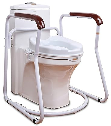 Toiletten-Haltegriff, Universelle Toilettengriffe Für Ältere Menschen, Behindertengerechter Toilettensitz Mit Griffen Für Erwachsene, Senioren, Ältere Menschen, Behinderte