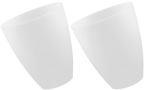 Housoutil Paralume in Plastica di Ricambio, 2 Pezzi Paralume a Ferro di Cavallo, E14 Paralume Abat Jour per Lampade da Tavolo Lampadari Lampade da Parete Lampade da