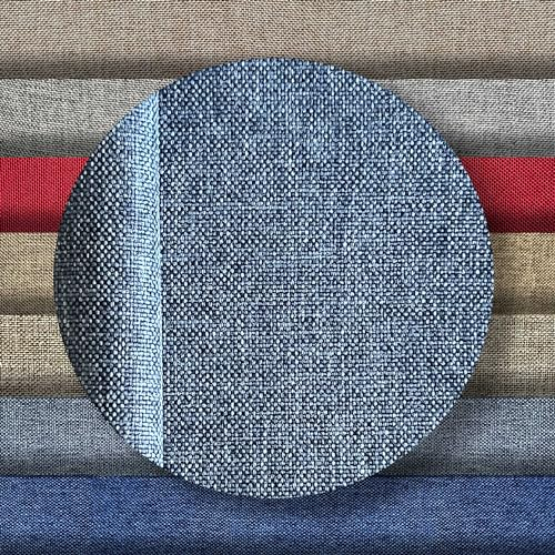 Polsterstoff 2x1,40 M. Polsterstoff Möbelstoff Meterware. Stoff für Sofa, Sessel, Kissen. Reißfest und Widerstandsfähig. Canvas Fabric Decorative (Farbe Ozeanblau)