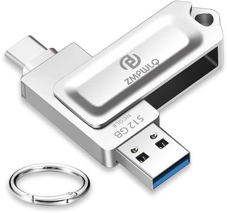 512GB iPhone-Photo-Stick for iPhone 15 iPhone-Photo-Backup-Storage-Device iPhone-Picture-Storage-Stick Apple USB C Flash Drive iPad Android MAC Windows iPhone Back UP Photo Transfer Memory Thumb Drive