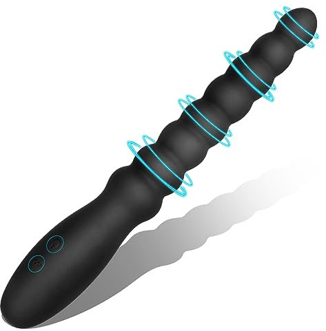 Perles anales vibrantes jouet pour hommes femmes couples vibrateur rechargeable étanche stimulateur de point G masseur de prostate masculin gode anal en silicone dégradé pour débutants