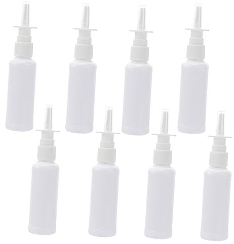 DOITOOL 20 Pièces Vaporisateur En Verre Flacons Pulvérisateurs En Verre Pulvériser Des Flacons Vides Vaporisateur De Brume Nasale Nez Vide Blanche Voyage Arrosoir Remplissage