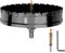 hsawbit TCT Hartmetall-Lochsäge für Hartmetall, 200 mm, Wolframkarbidbestückt, Lochschneider-Set mit titanbeschichtetem Zentrierbohrer für Metall, Edelstahl, Eisen, Holz, Aluminium, Kunststoffe