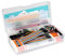 euroharry Starter kit für Elektronische Komponenten für Anfänger, Potentiometer Leistungsmodul Widerstandskondensator Lernkit für Anfänger mit Breadboard,kompatibel mit Raspberry Pi ?Arduino, UNO R3