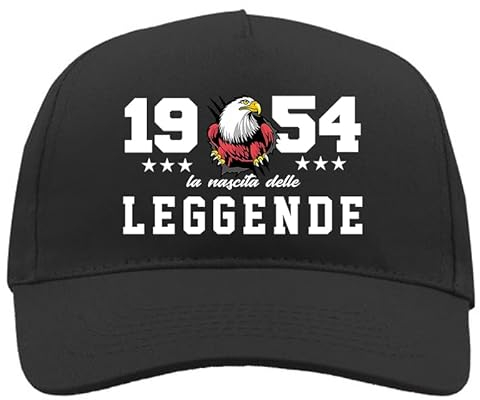 TeeDesign Casquette ans cadeau anniversaire naissance des légendes gadget année Jolie idée cadeau d'anniversaire pour lui ou pour elle, 70 ans, Taille Unique