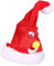 ibasenice 1 Stück 6 Flauschige Kuscheltiere Plüsch Kessel Stoffhunde für Kinder Weihnachtsdekoration Spielzeuge Kinderspielzeug Weihnachtsmütze Musik-Swing-Spielzeug Weihnachtsbaum schmücken