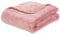 liebling Kuscheldecke Cashmere Feeling 130 x 170 cm, Altrosa, Premium Sofa Decke, Dicke warme Wohndecke, 500 gr. / m²