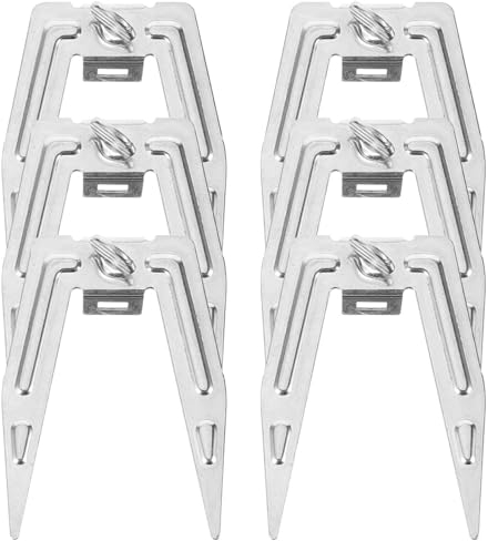 HOLIDYOYO 6ensembles Fourchettes Rotatives Acier Inoxydable pour Rôtisserie De Poulet Accessoires De Gril Et Barbecue pour Viande Et Poulet Outils De Cuisine Résistants Et Durables