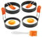 Eierformer 3.5 Zoll 4 Packs Groß Eierformen Eier Maker für Omelette Mcmuffin Non Stick Eierringe