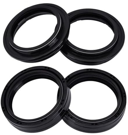 INPETS Lenkungsdämpfer Motorrad Front Shock Gabel Öl Dichtung Staub Abdeckung Kappe Für B&MW F650GS K72 F650 F 650 GS 2009-2013 G650GS 2010-2015 Dämpfer Halterungs (Color : 4 STÜCK)