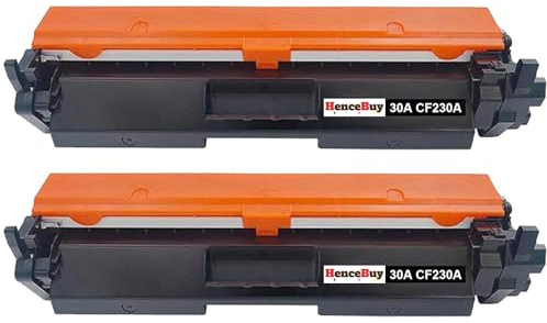 HenceBuy 30A Toner Kompatibel mit HP CF230A 30A 30X CF230X Toner für HP Laserjet Pro MFP M227fdw M227fdn M227sdn M227 M203dw M203dn M203 Drucker Mit CHIP (2er-Pack, Schwarz)